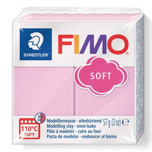 Askartelumassa Staedtler fimo rosa, hinta 2,39€
