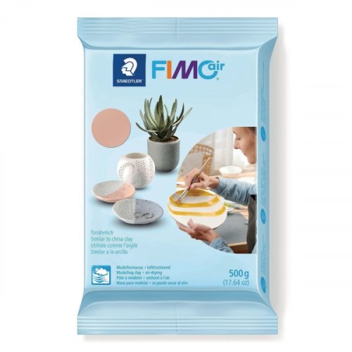 Askartelumassa Staedtler fimoair beige 500g, hinta 3,39€