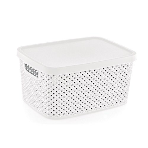 Diamond säilytyskori kannella 7l valkoinen, hinta 7,40€
