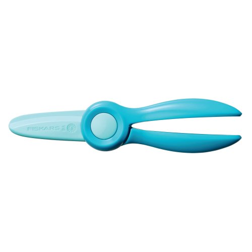 Fiskars ensisakset, turkoosi, hinta 4,64€