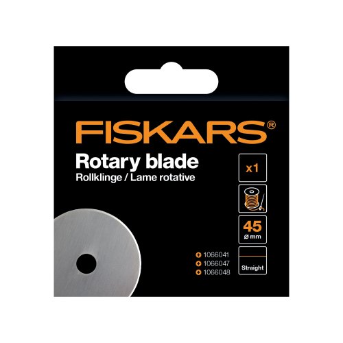 Fiskars pyöröleikkurin terä 45 mm, suora, hinta 8,44€