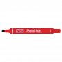 Huopakynä Pentel n50 pyöreä 1-2 mm permanent punainen
