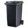 Jäteastia Citec pyörillä 240l musta