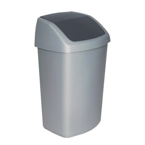 Jäteastia Curver heilurikansi harmaa 50l, hinta 31,96€