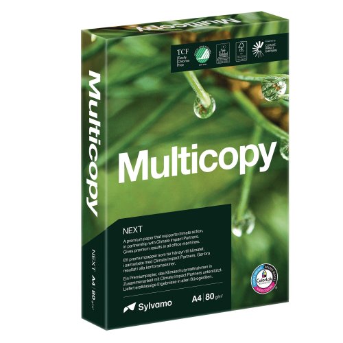 Kopiopaperi Multicopy next a4 80g 500kpl, hinta 5,16€