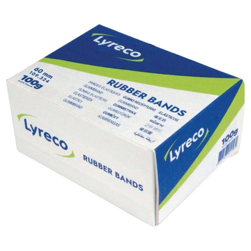 Kumilenkki Lyreco 60x2mm 100 g, hinta 4,77€