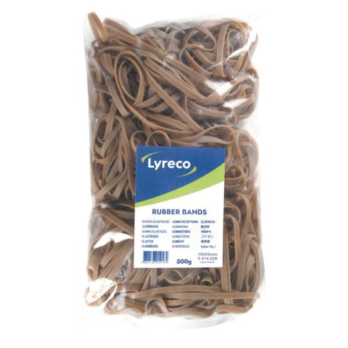 Kumilenkki Lyreco leveä 150x5mm 500 g, hinta 13,38€