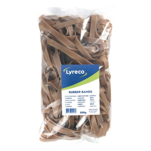 Kumilenkki Lyreco leveä 180x10mm, 500 g, hinta 13,38€