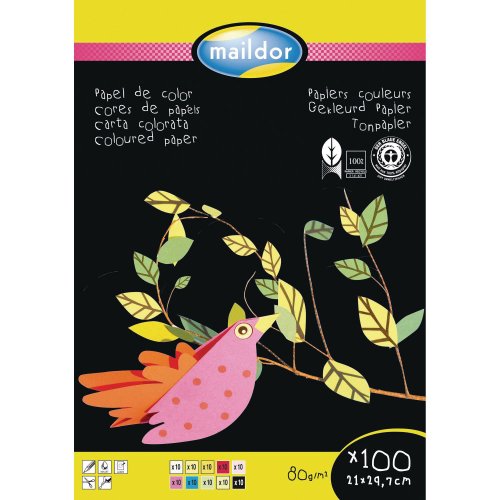 Lehtiö a4 80g värilajitelma, 100 arkkia, hinta 5,87€