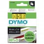Nauha Dymo® d1 19mm x 7m musta/keltainen