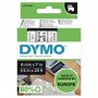 Nauha Dymo® d1 6mm x 7m musta/valkoinen