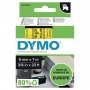 Nauha Dymo® d1 9mm x 7m musta/keltainen