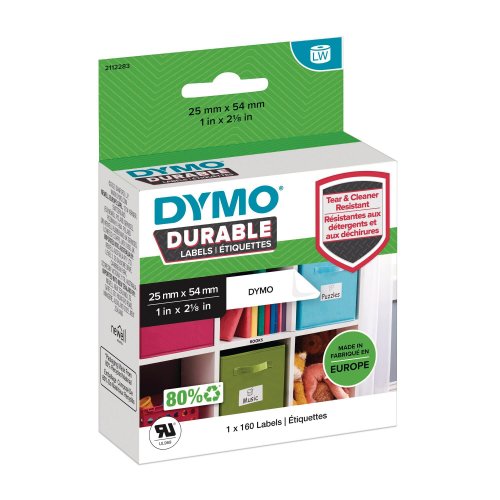 Nauha Dymo® durable lw 25mm x 54mm 160kpl, hinta 35,27€