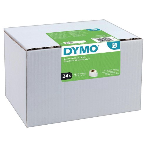 Nauha Dymo® lw osoitetarra 89mm x 28mm 24kpl, hinta 143,48€