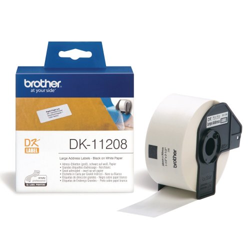 Osoitetarra Brother dk-11208 38 x 90mm, hinta 13,23€