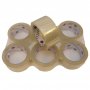 Pakkausteippi Eurocell pvc 50mm x 66m kirkas