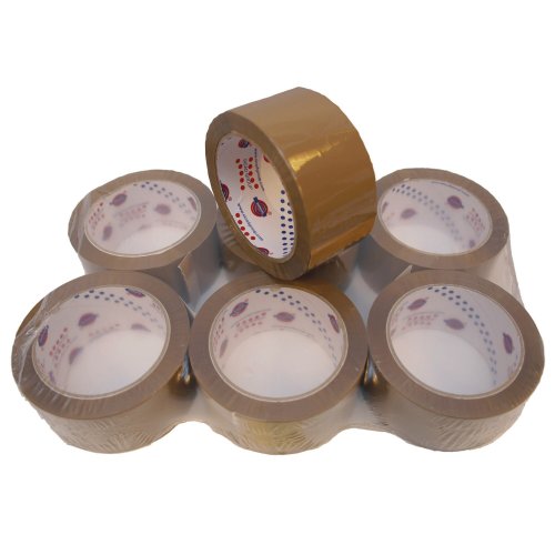 Pakkausteippi Eurocell pvc 50mm x 66m ruskea, hinta 2,81€