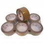Pakkausteippi Eurocell pvc 50mm x 66m ruskea