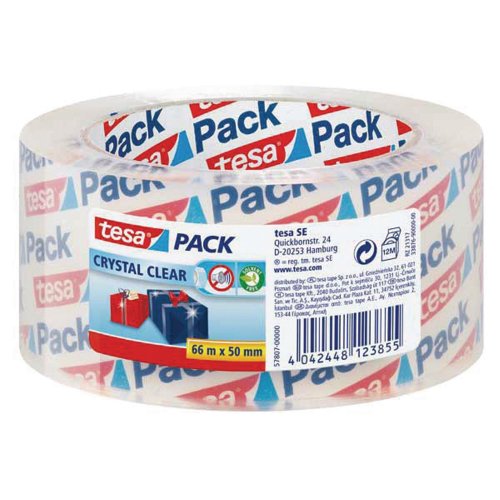 Pakkausteippi Tesa® 57807 pp 50mm x 66m kirkas, hinta 7,58€