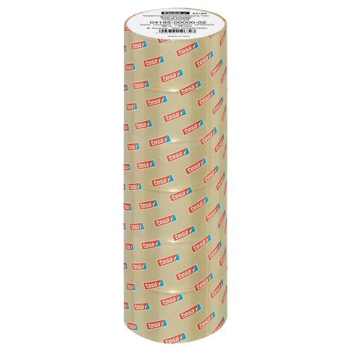 Pakkausteippi Tesa® pp 50mm x 66m kirkas 6kpl, hinta 28,65€