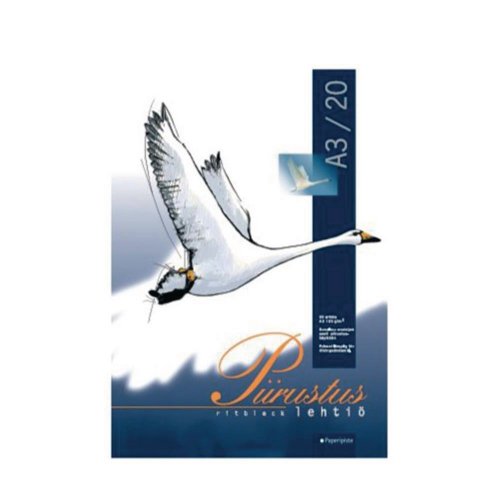 Piirustuslehtiö a3 120g, 20 arkkia, hinta 6,45€
