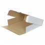 Postituskotelo kansiolle 325x295x77 mm valkoinen 50kpl