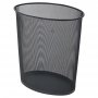 Roskakori Alba mesh metallinen 40 l, musta