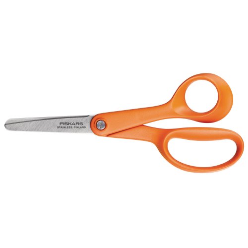Sakset Fiskars junior 13 cm oikeakätisille oranssi, hinta 8,40€