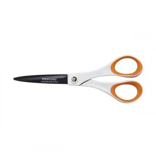 Sakset Fiskars titanium non-stick 18 cm, hinta 13,37€