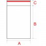 Sellofaanipussi 240 x 400 / 450mm mitat