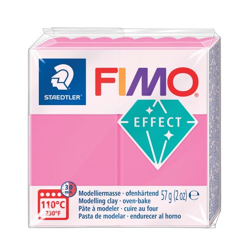 Staedtler fimo effect muovailumassa, 57 g, 201 neon pinkki, hinta 2,70€