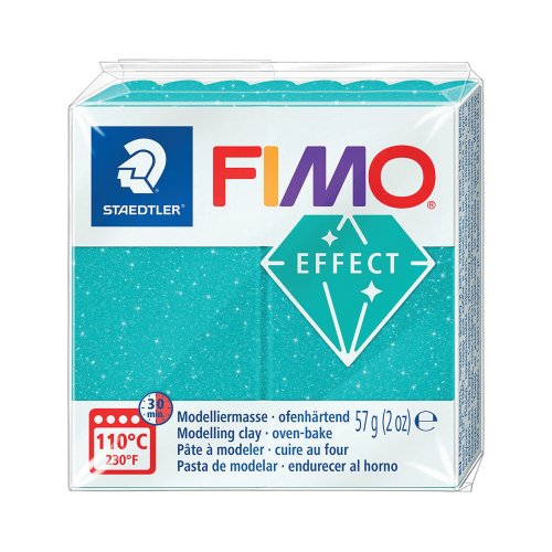 Staedtler fimo effect muovailumassa, 57 g, 392 galaxy turkoosi, hinta 2,70€