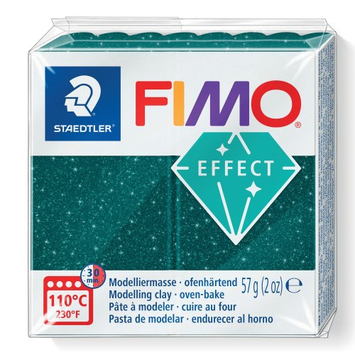 Staedtler fimo effect muovailumassa, 57 g, 562 galaxy vihreä, hinta 2,70€