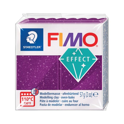 Staedtler fimo effect muovailumassa, 57 g, 602 galaxy violetti, hinta 2,70€