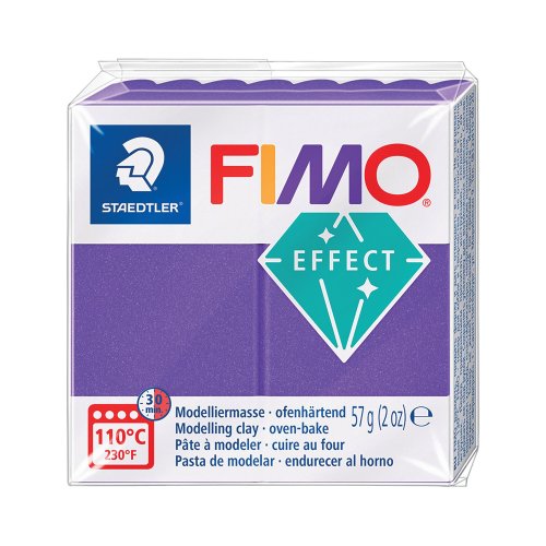 Staedtler fimo effect muovailumassa, 57 g, 61 metalli liila, hinta 2,70€