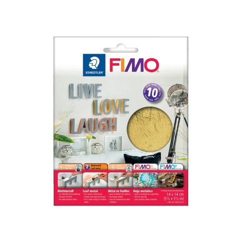 Staedtler fimo lehtimetalli kulta 10 arkkia 10kpl, hinta 8,03€