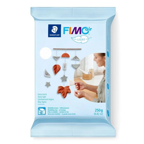 Staedtler fimoair light muovailumassa 250 g, valkoinen, hinta 6,14€