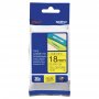 Tarranauha Brother tze-641 18mm musta/keltainen