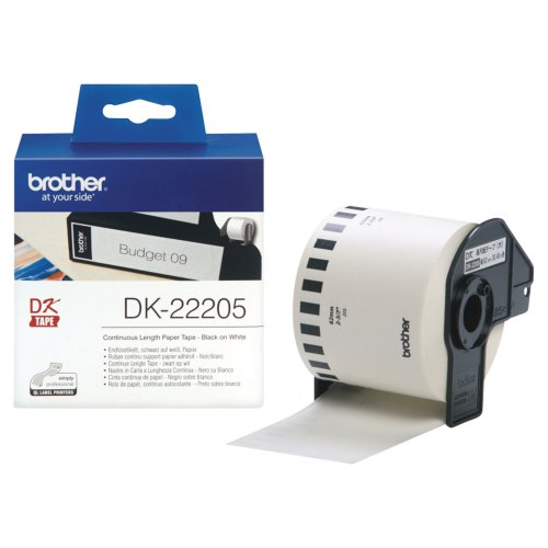 Tarrarulla Brother dk-22205 62mm x 30,48m jatkuva, hinta 19,48€