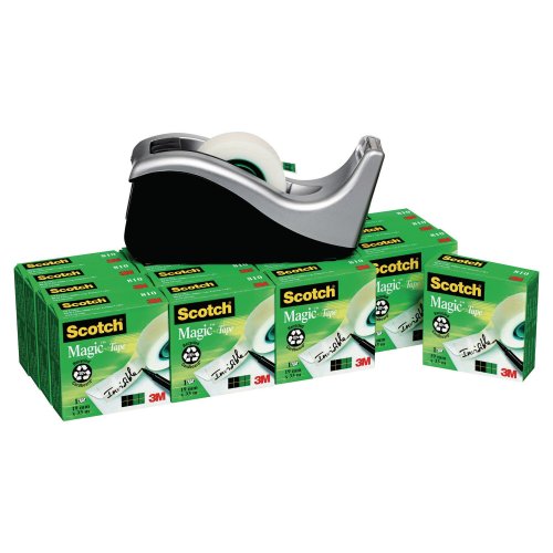 Teippi Scotch® magic™ 810 16 rullaa ja annostelija 16kpl, hinta 59,42€