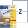Tulostustarra Avery l7168 199,6 x 143,5mm 2-osainen 200kpl