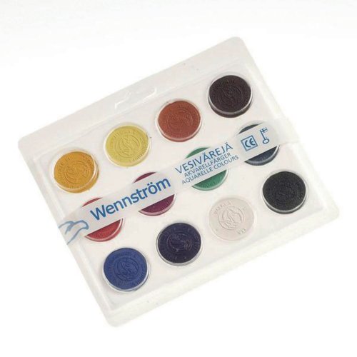 Vesiväri Wennström 30mm muovipaletti, hinta 8,85€