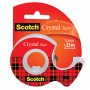 Yleisteippi Scotch® 6-1210d 12mm x 10m katkojalla kirkas