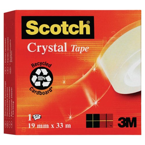 Yleisteippi Scotch® 600 19mm x 33m kirkas, hinta 3,55€
